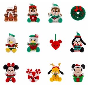 PLUSHIES ONLY* Disney Mickey and Friends Wishables Plush Advent Calendar